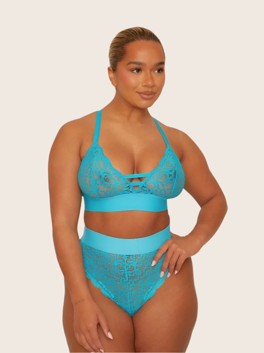 Amber Bralette Bluebird Blue