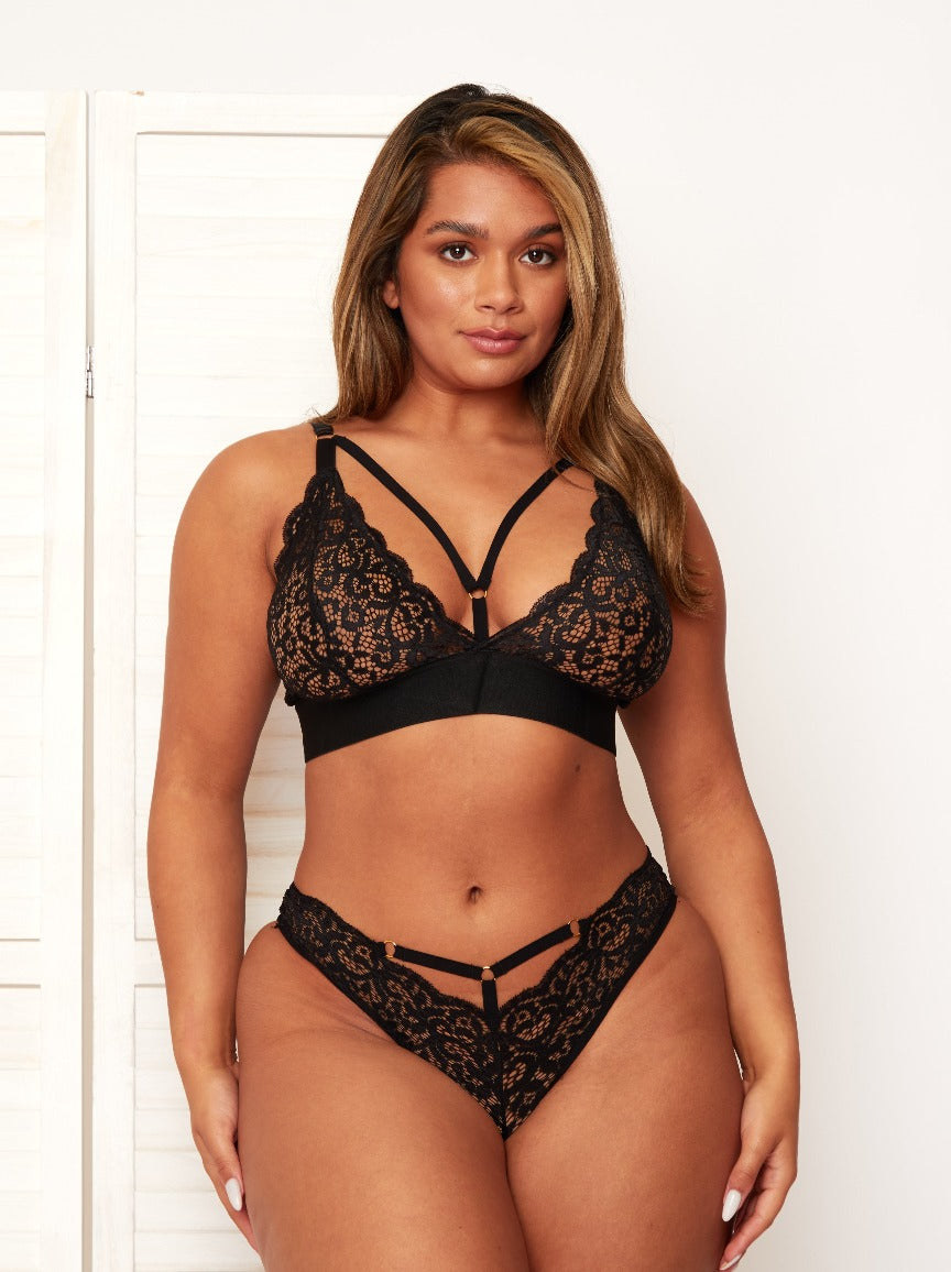 Gabriella Bralette : Midnight Black – Tutti Rouge