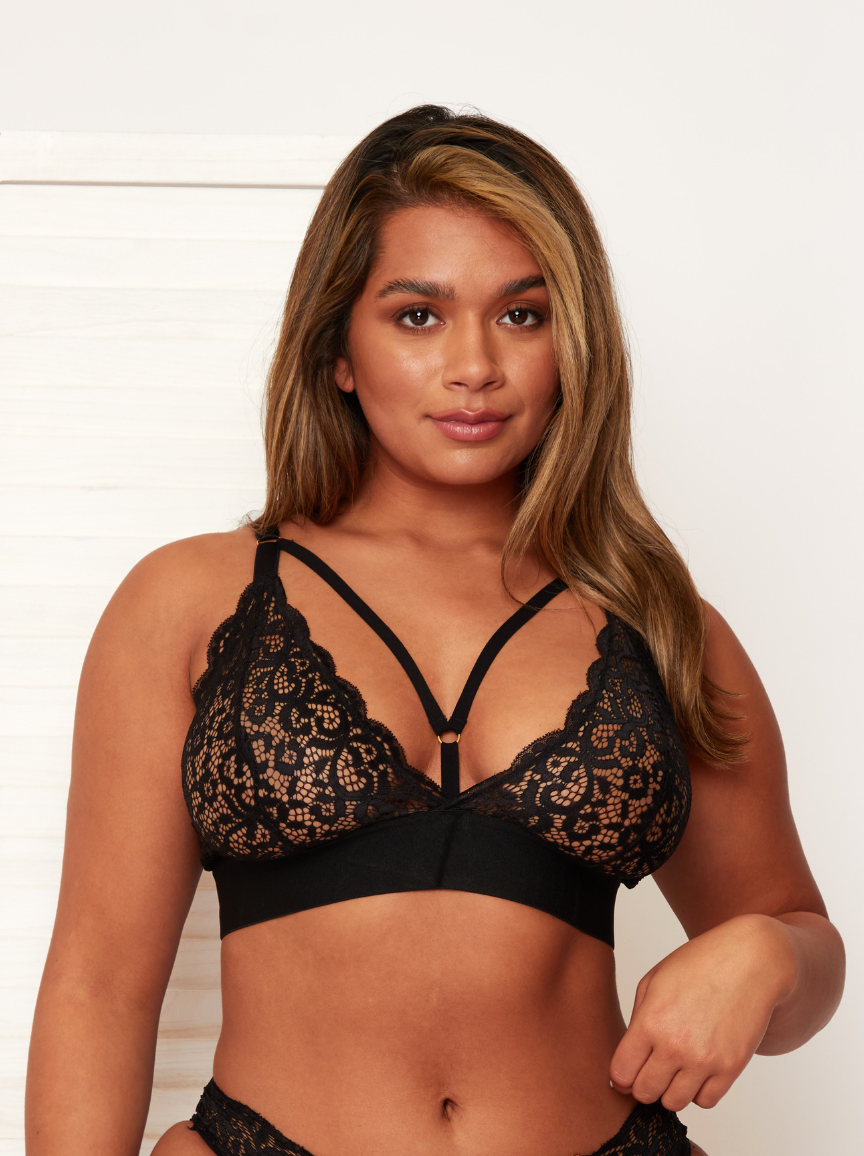 Gabriella Bralette : Midnight Black