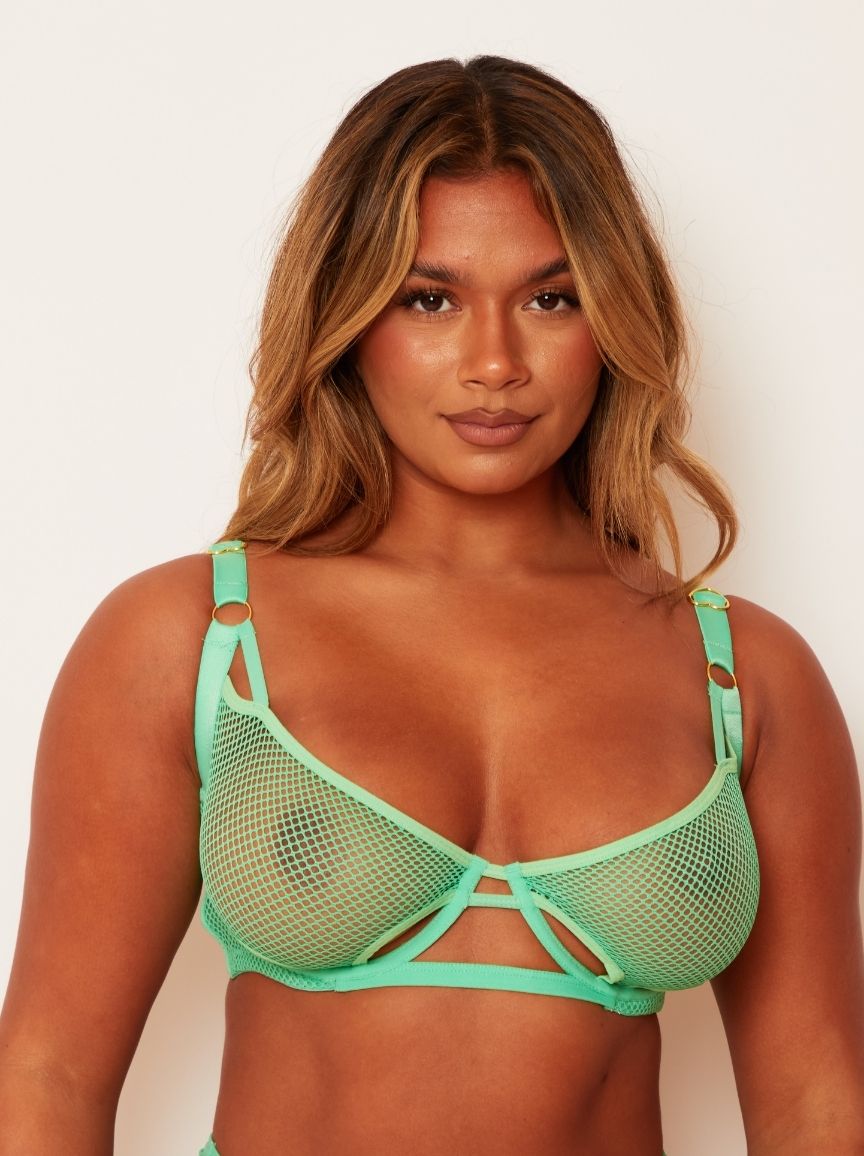 Aphrodite Bra : Apple Green