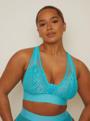 Hallie Bralette : Bluebird Blue