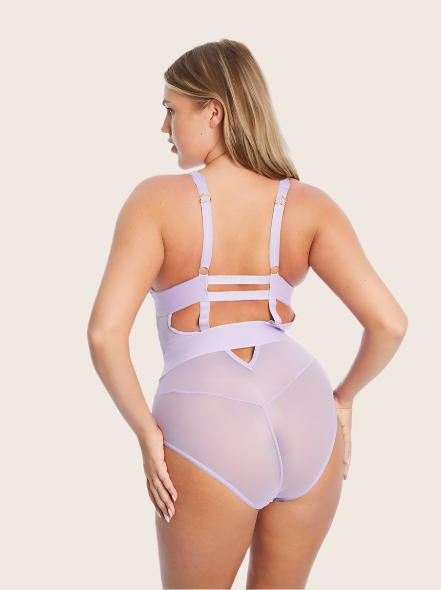 Alicia Bodysuit : Soft Lavender