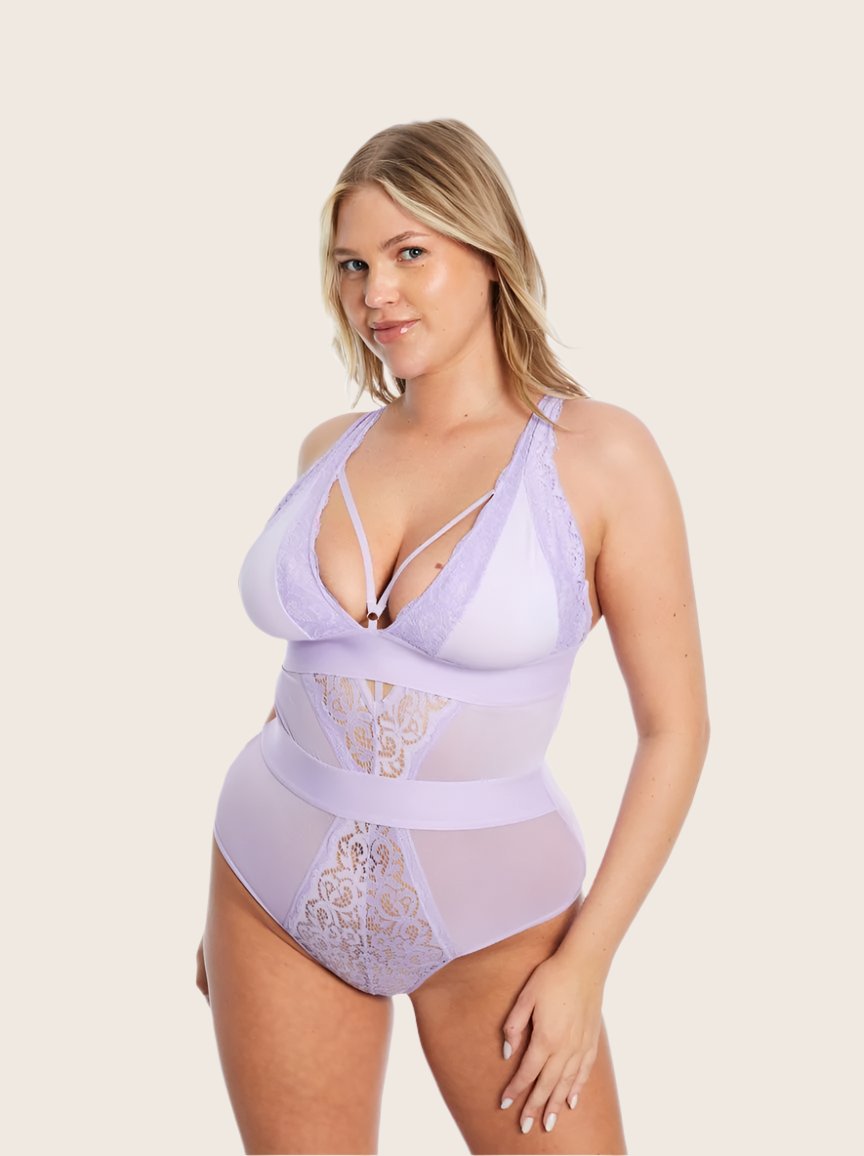 Alicia Bodysuit : Soft Lavender