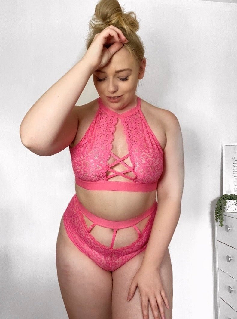 Elektra Bralette : Rose Pink