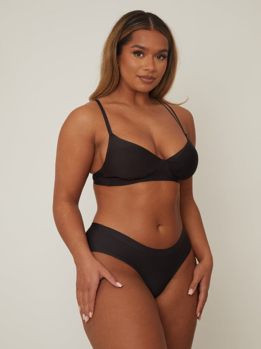 Frankie Bralette : Jet Black