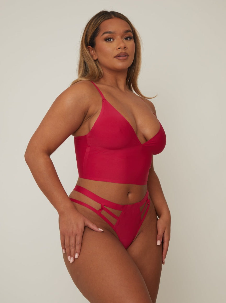 Bobby Bralette : Very Cherry